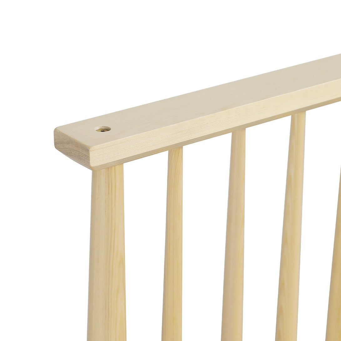 Tolmount King Wooden Bed Frame - Light Oak