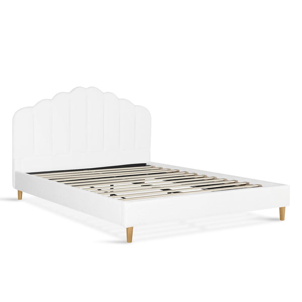 GAIRICH Queen Bed Frame - White