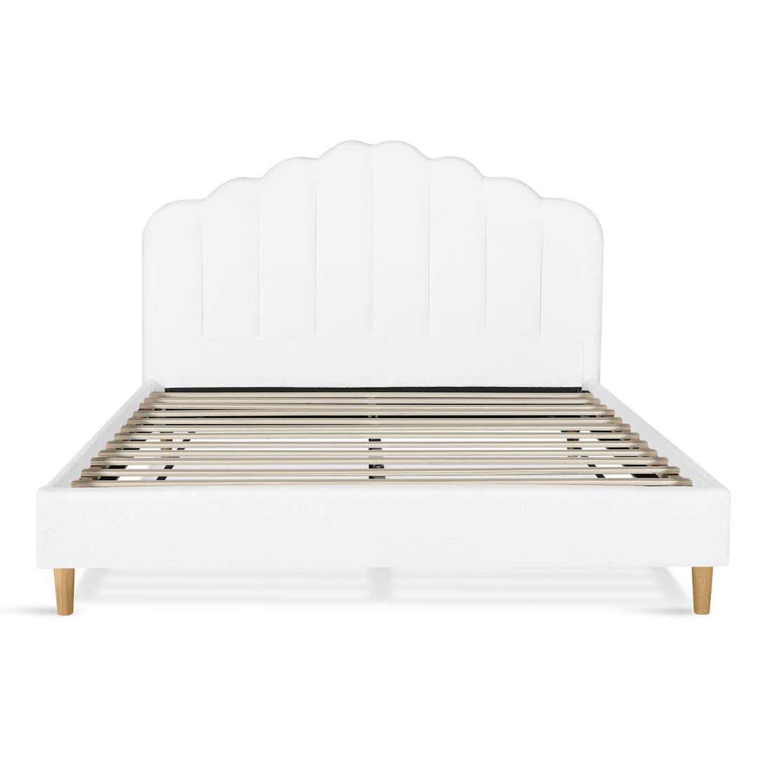 GAIRICH Queen Bed Frame - White