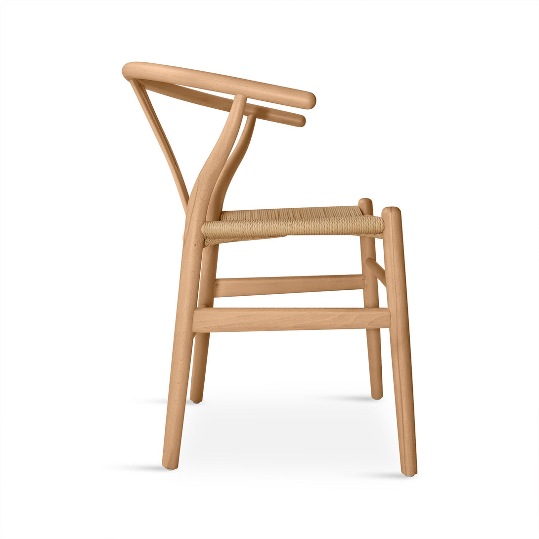 Nathan Wishbone Replica Dining Chair – Set of 2 – Natural