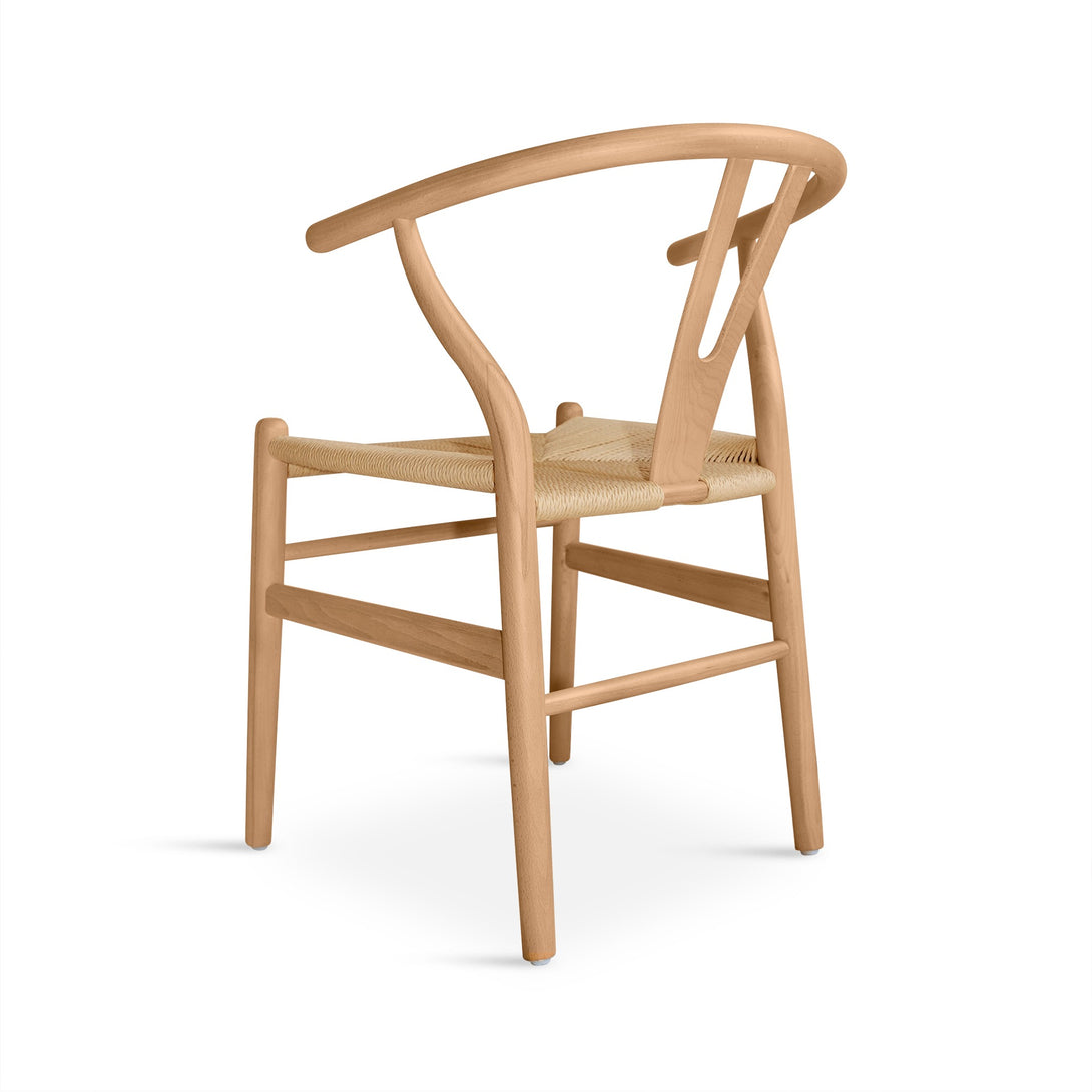Nathan Wishbone Replica Dining Chair – Set of 2 – Natural