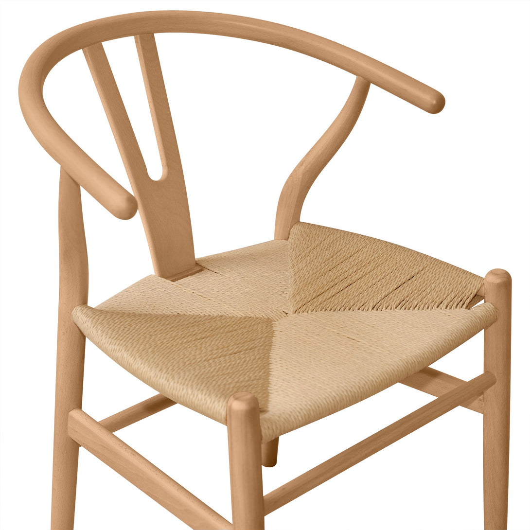 Nathan Wishbone Replica Dining Chair – Set of 2 – Natural