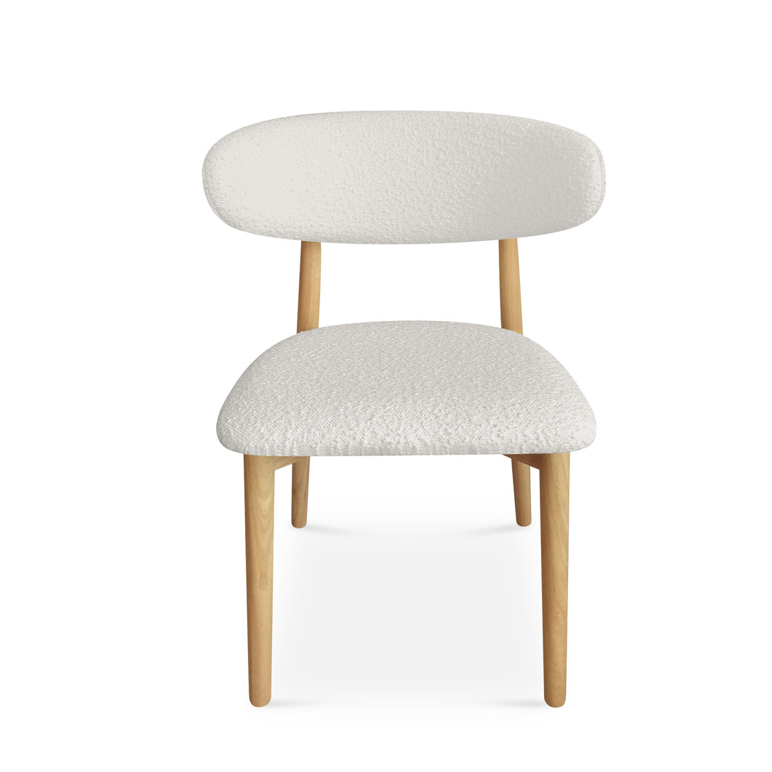 Wesley Rubber Wood Dining Chair - Set of 2 - White