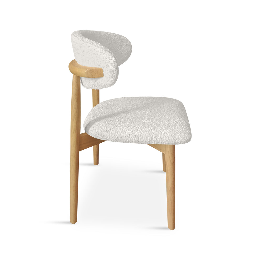 Wesley Rubber Wood Dining Chair - Set of 2 - White