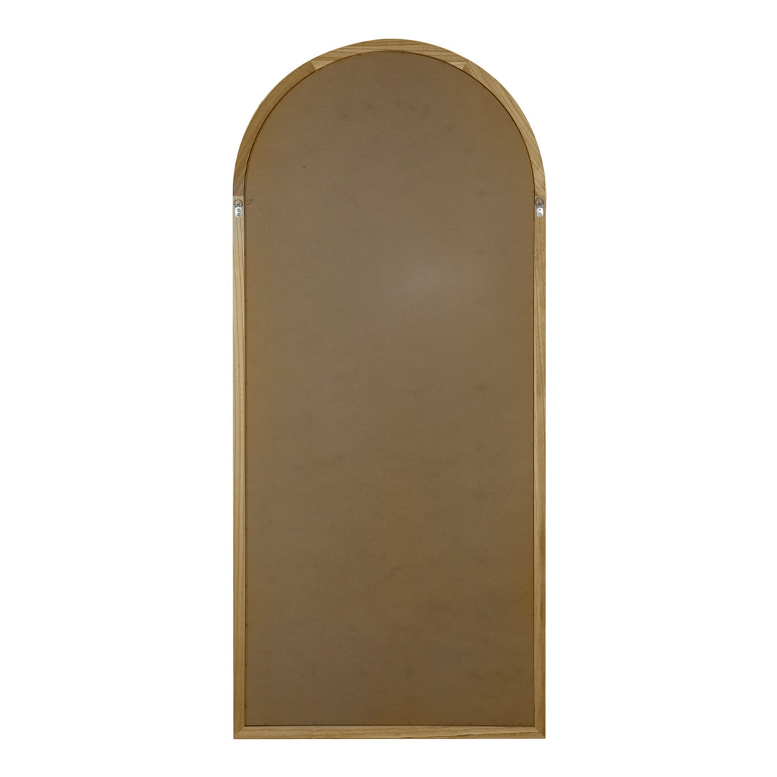 Halo Arched Full Length Mirror 180cm - Light Wood