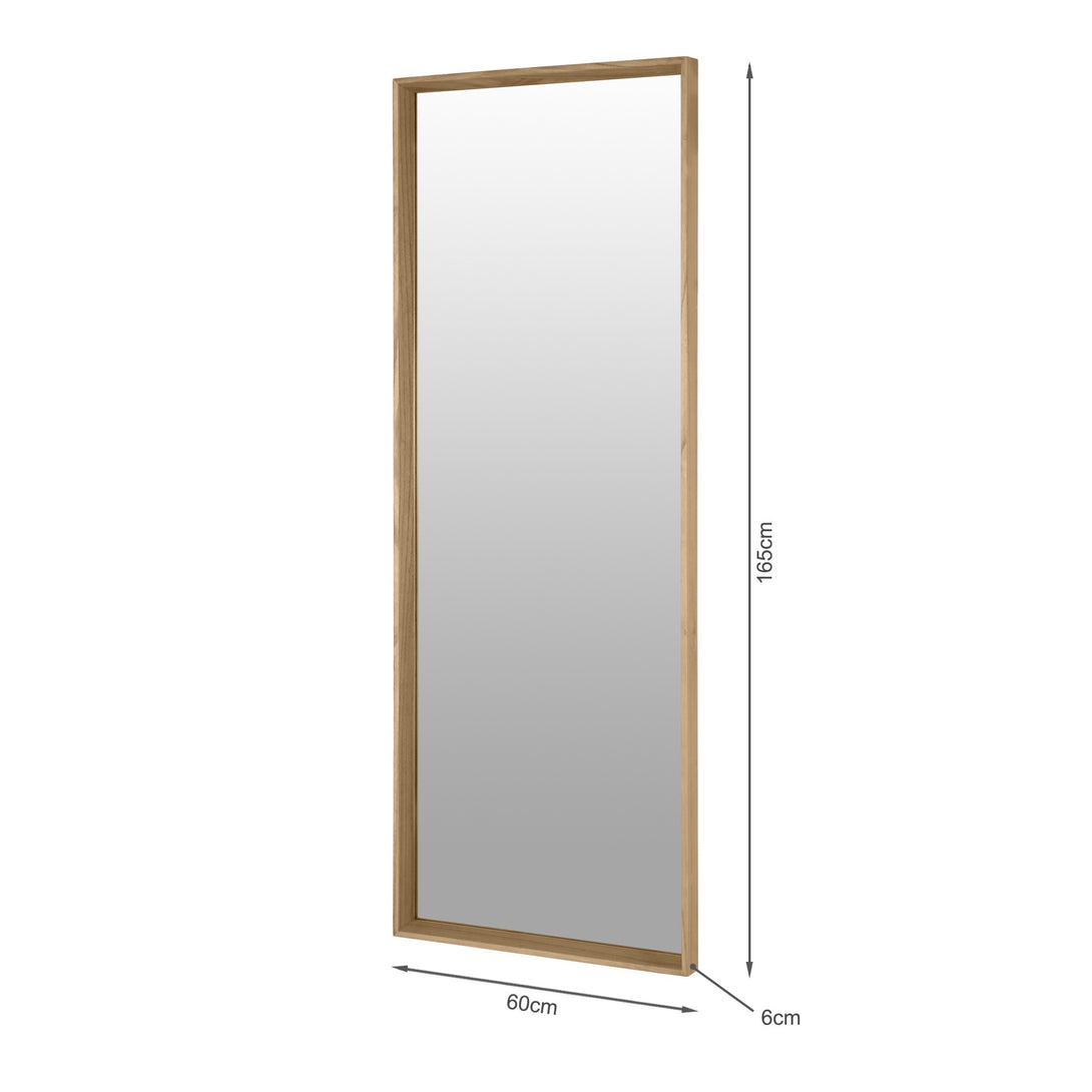 Form Arched Full Length Mirror 165cm - Light Wood
