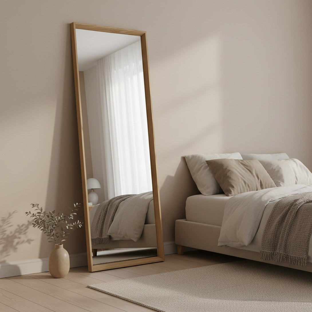 Form Full Length Mirror 165cm - Light Wood