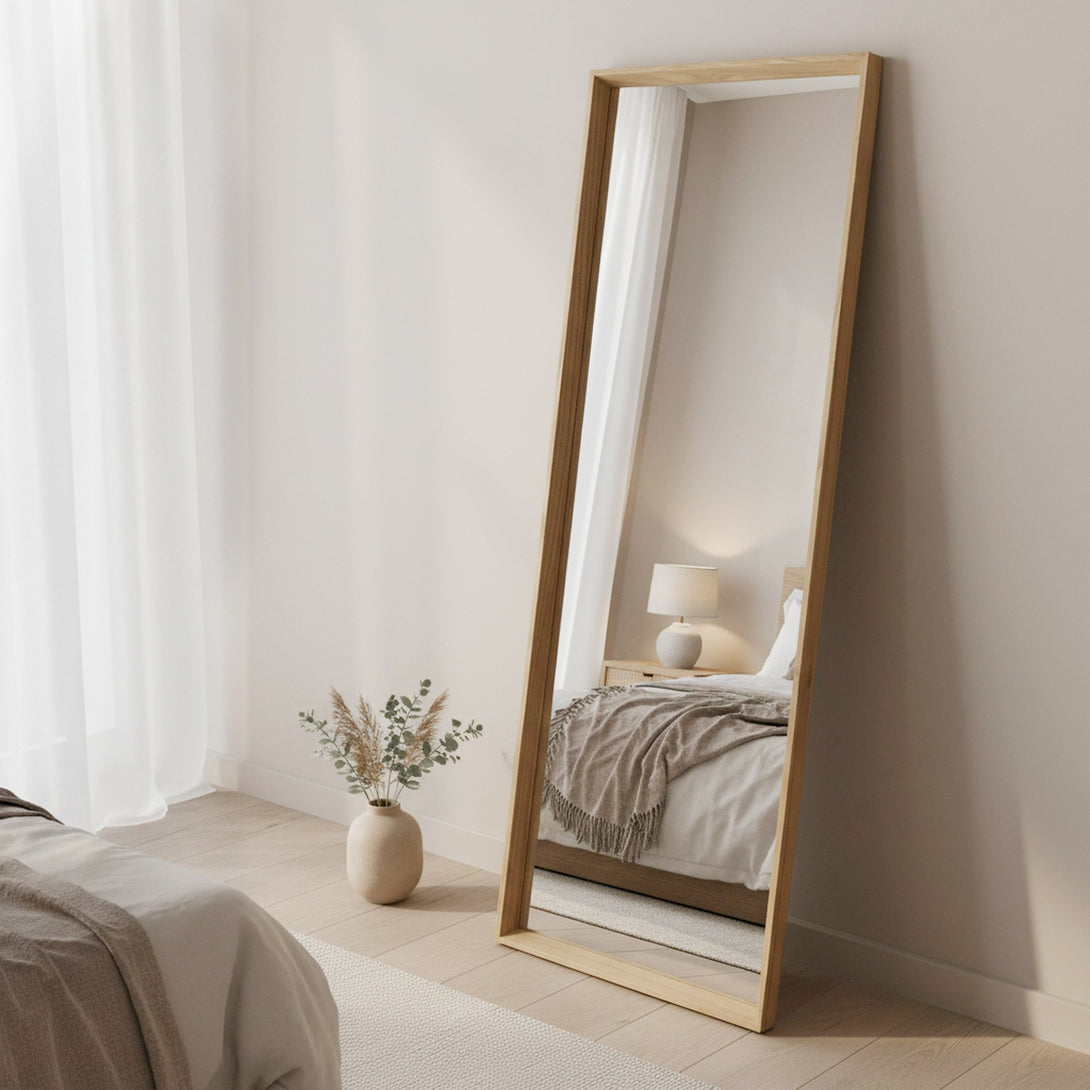 Form Full Length Mirror 165cm - Light Wood