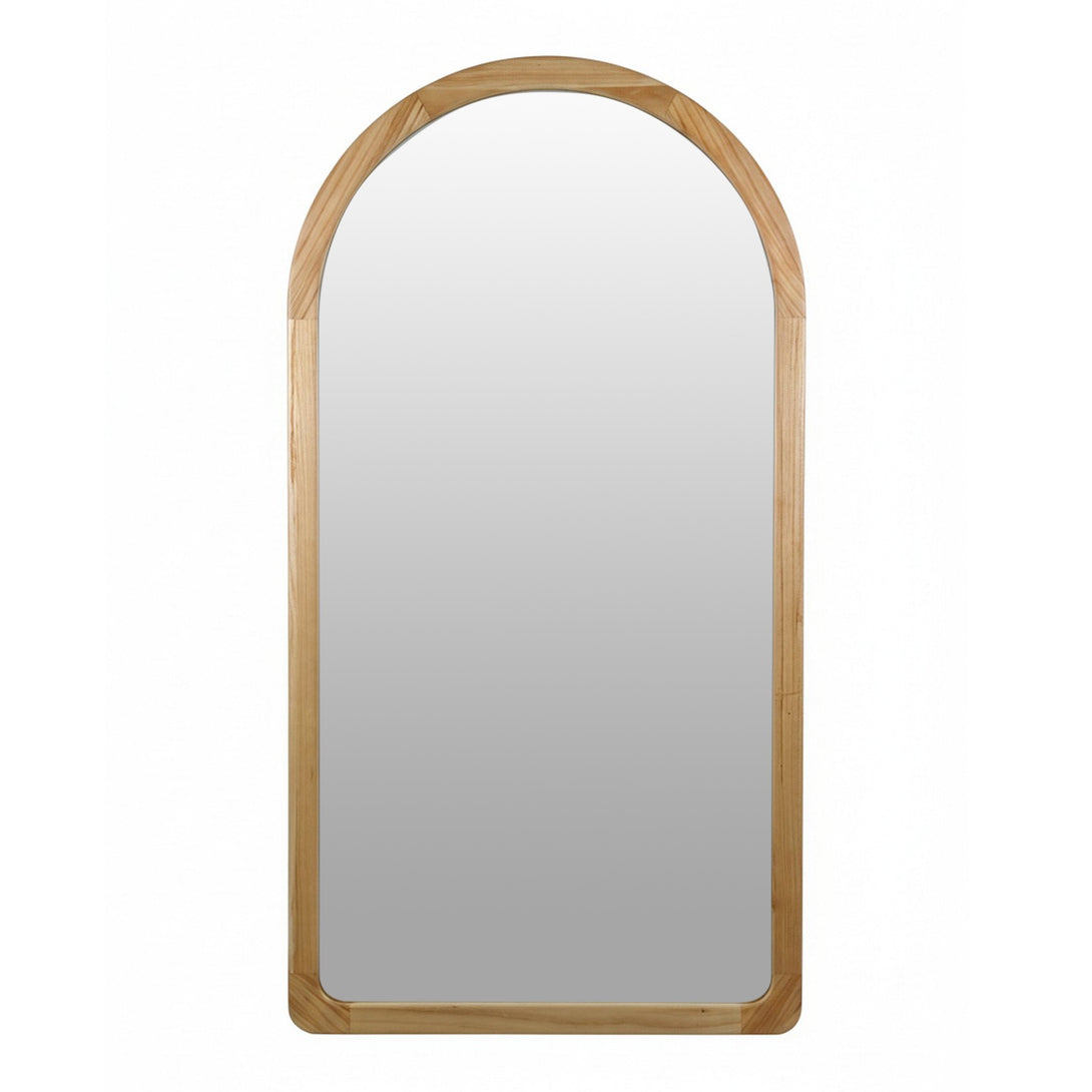 Eden Arched Full Length Mirror 190cm - Light Wood