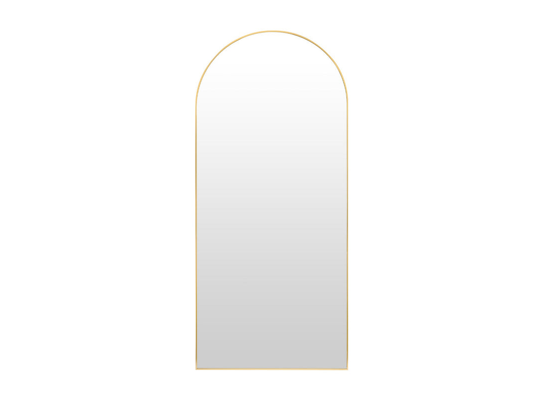 Archie Metal Arched Full Length Mirror - Gold