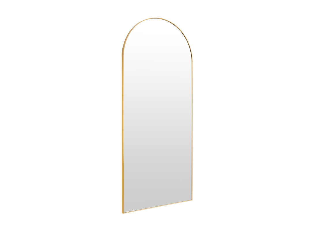 Archie Metal Arched Full Length Mirror - Gold