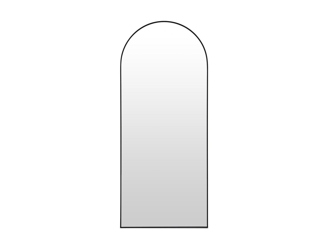 Alto Metal Arched Full Length Mirror - Black