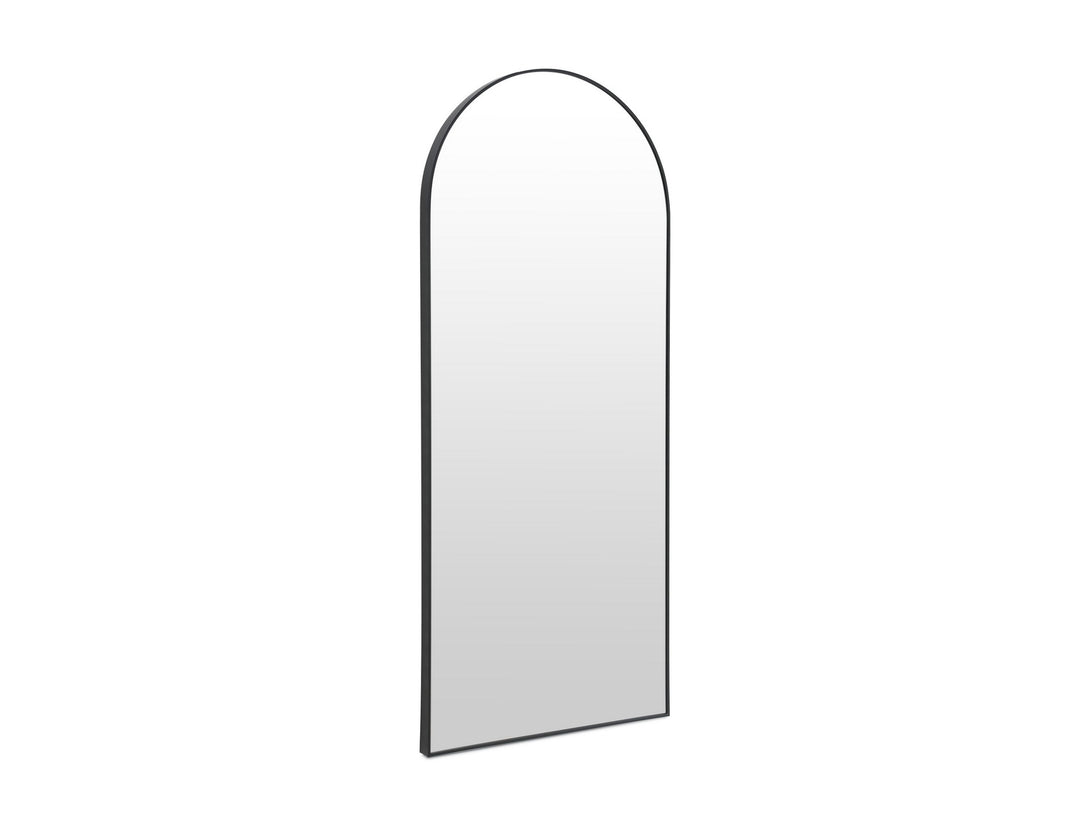 Alto Metal Arched Full Length Mirror - Black