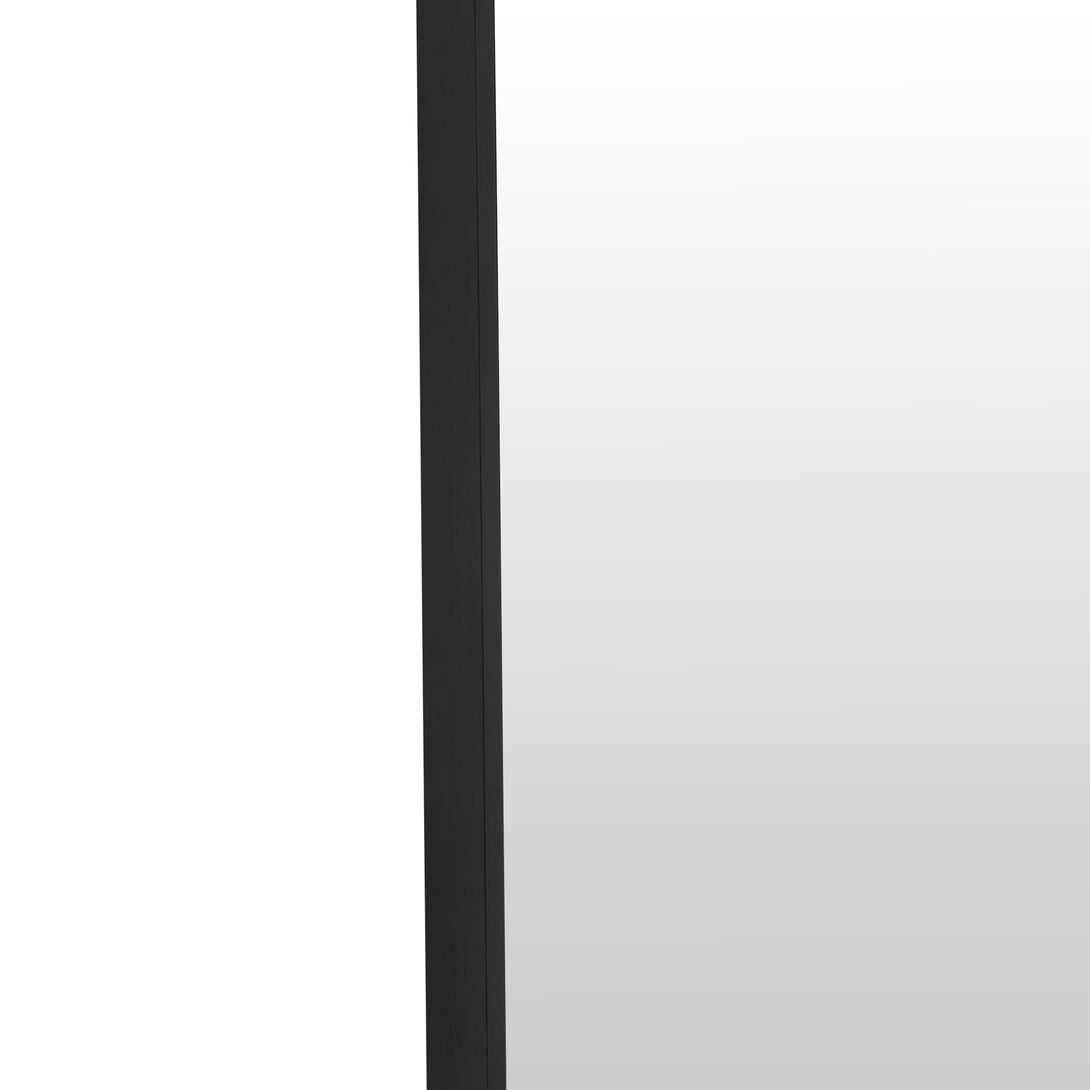 Alto Metal Arched Full Length Mirror - Black