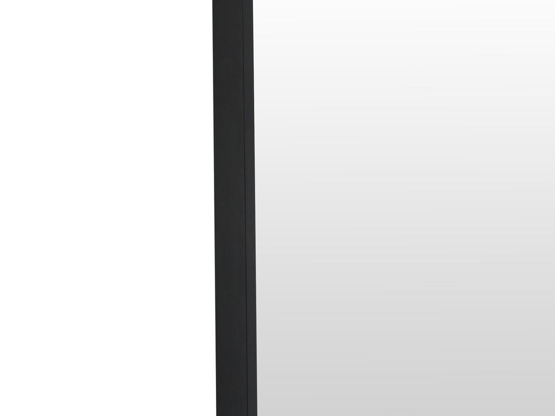 Alto Metal Arched Full Length Mirror - Black