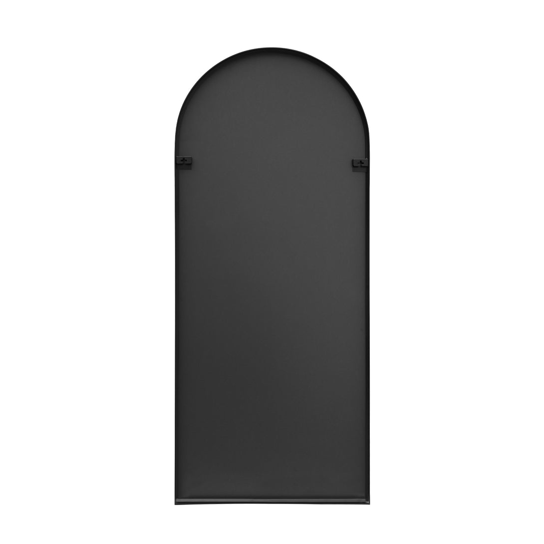 Alto Metal Arched Full Length Mirror - Black
