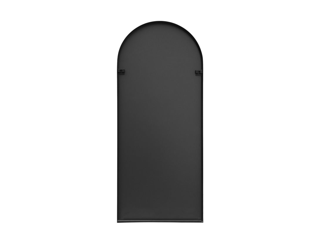 Alto Metal Arched Full Length Mirror - Black