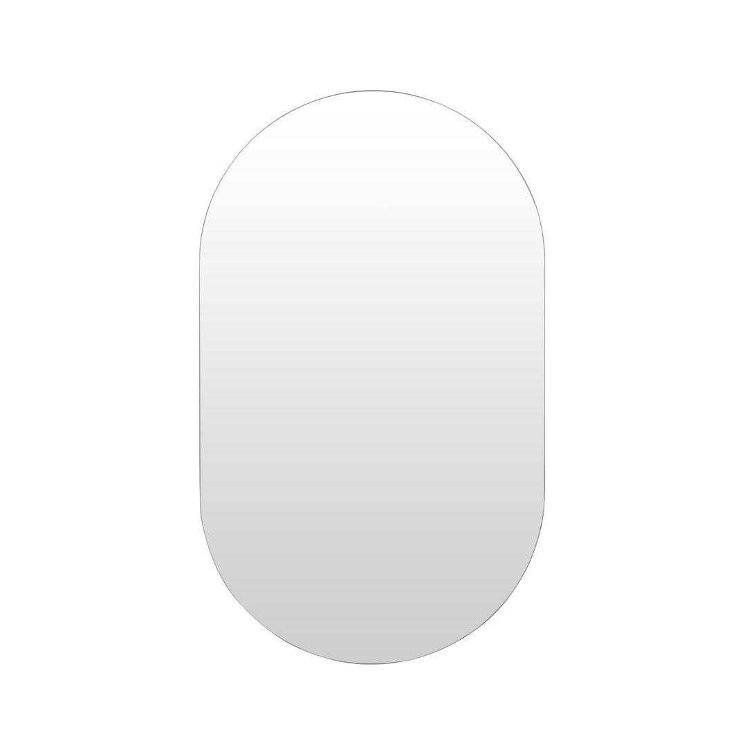 Luna Oval Frameless Wall Mirror