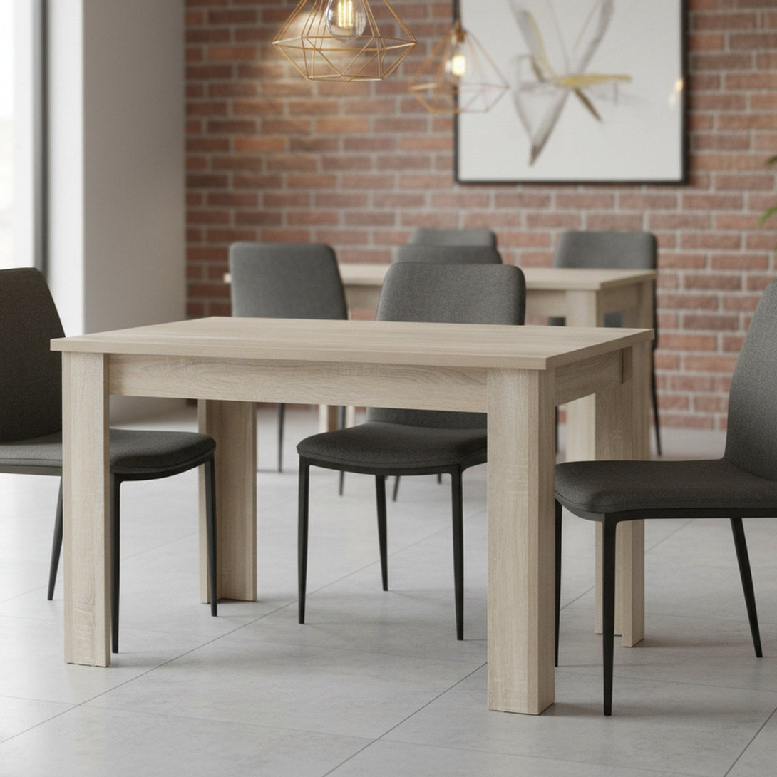 AZAR Dining Table Rectangle 120x80cm - Oak