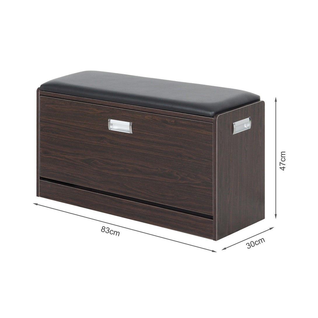 GLORIA Wooden Shoe Rack 3 Layer - Walnut – Treasurebox