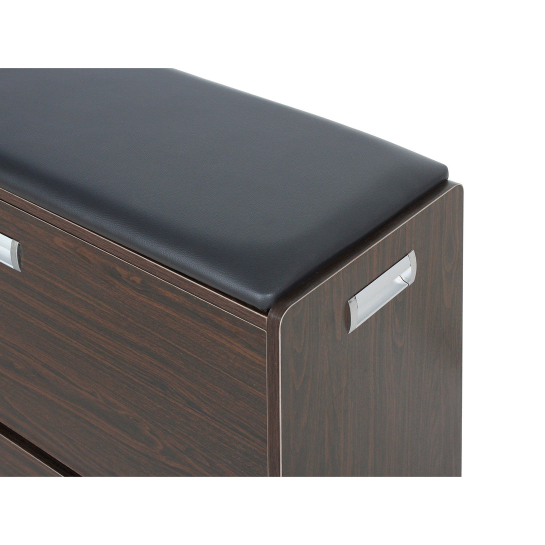 GLORIA Wooden Shoe Rack 3 Layer - Walnut – Treasurebox