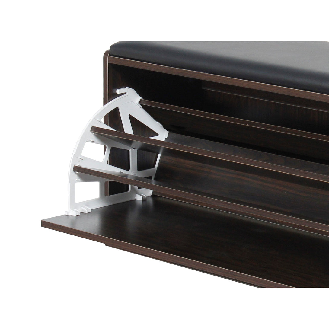GLORIA Wooden Shoe Rack 3 Layer - Walnut – Treasurebox