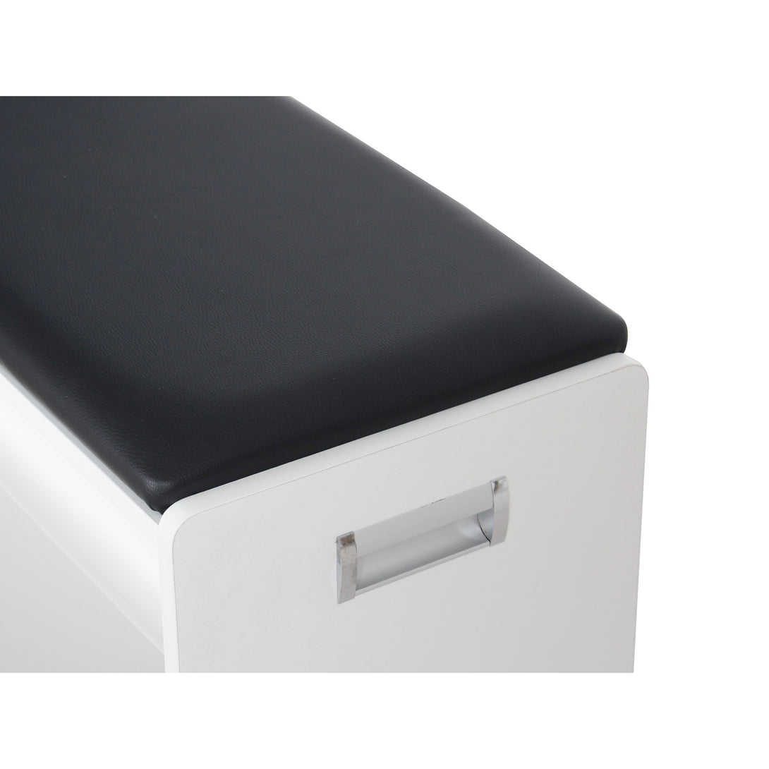 GLORIA Wooden Shoe Rack 3 Layer - White