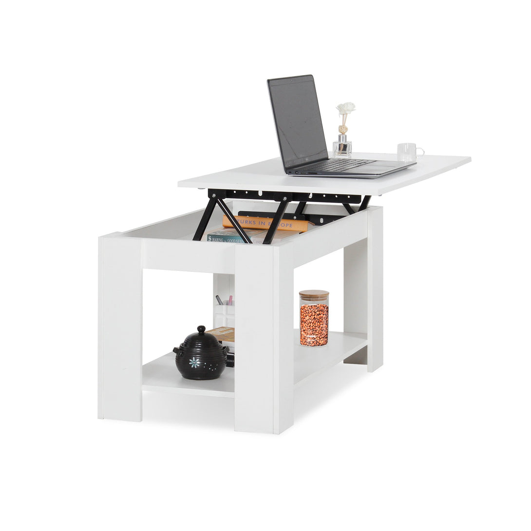 KENDALL Lift Top Coffee Table - White