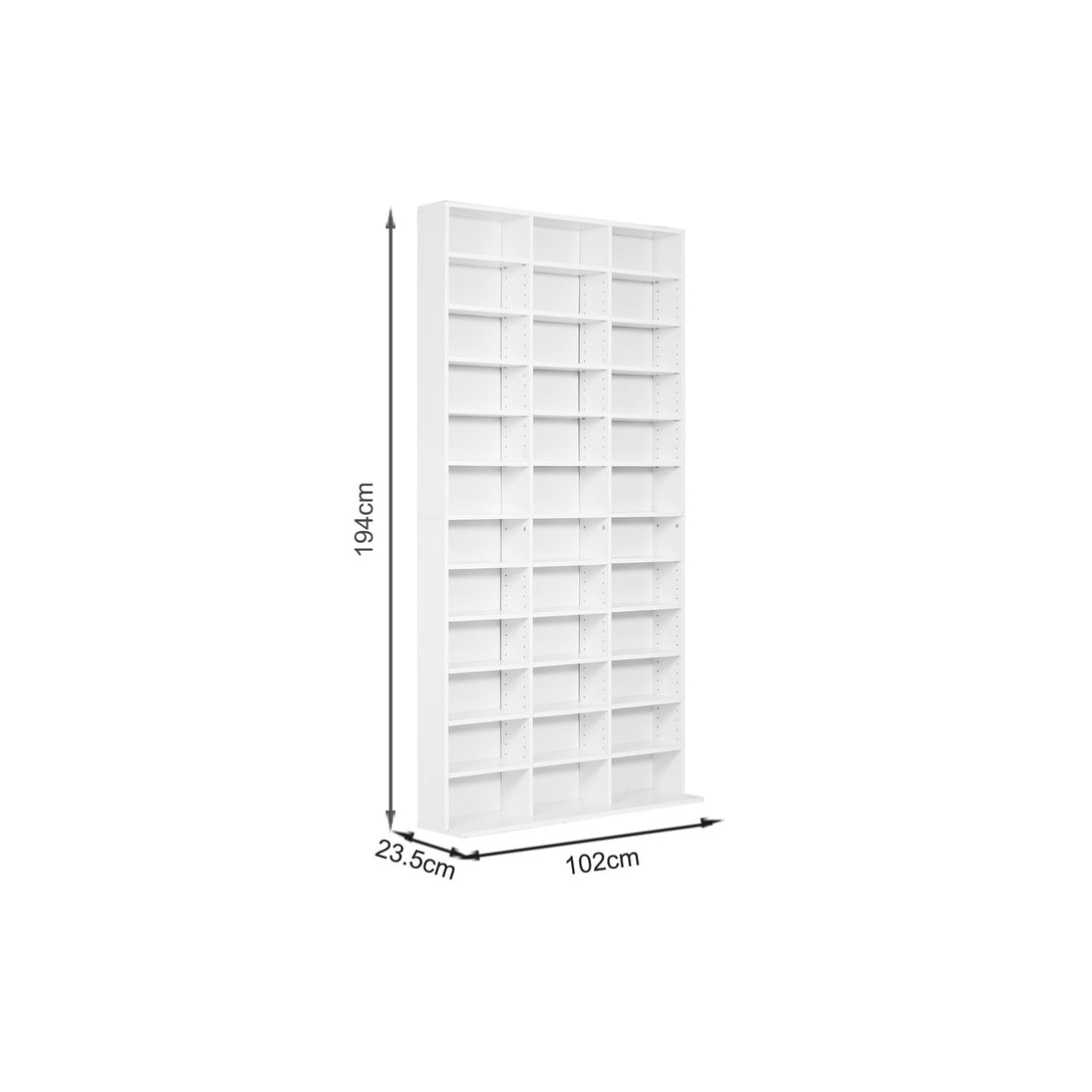 CHAMO CD Storage Shelf - White