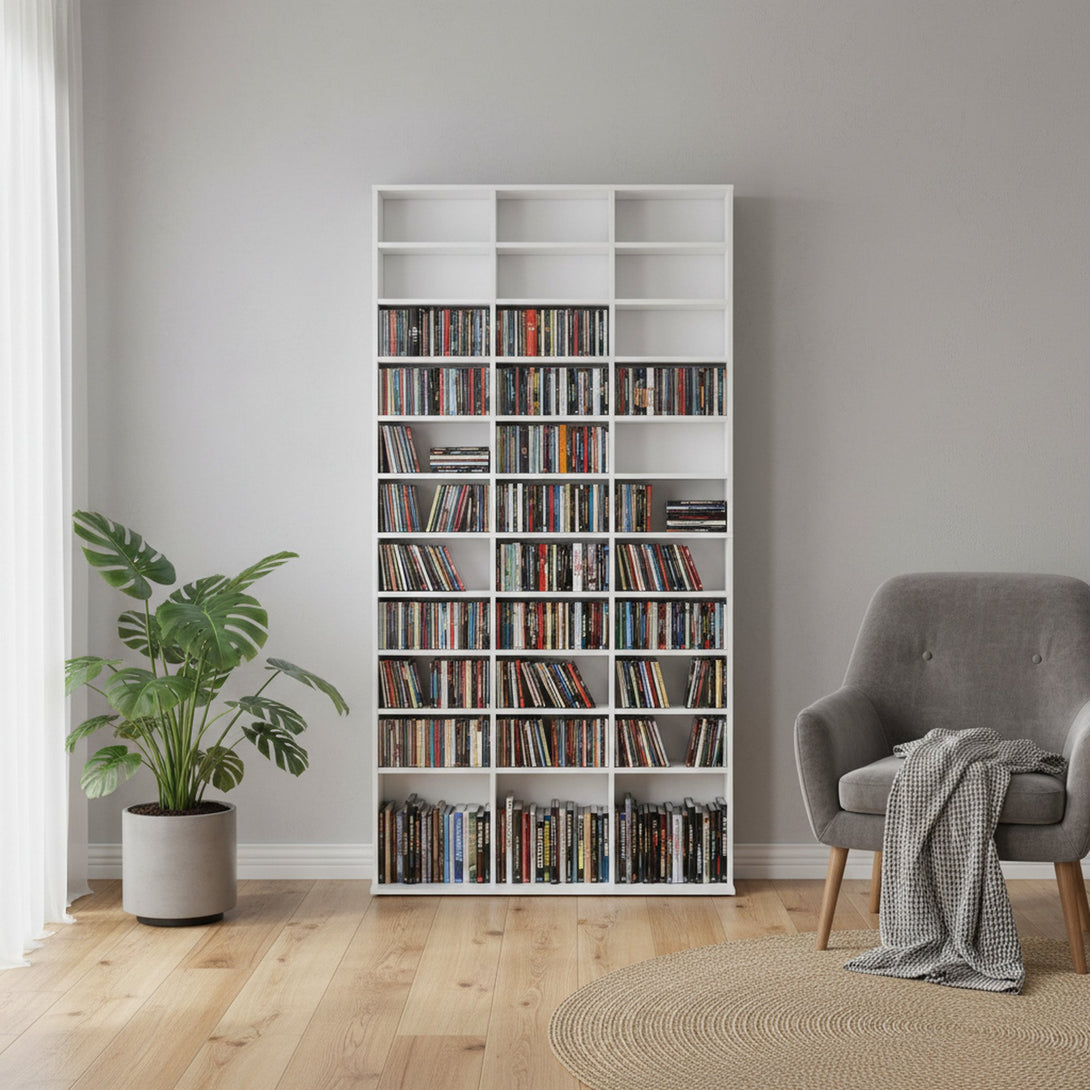 CHAMO CD Storage Shelf - White