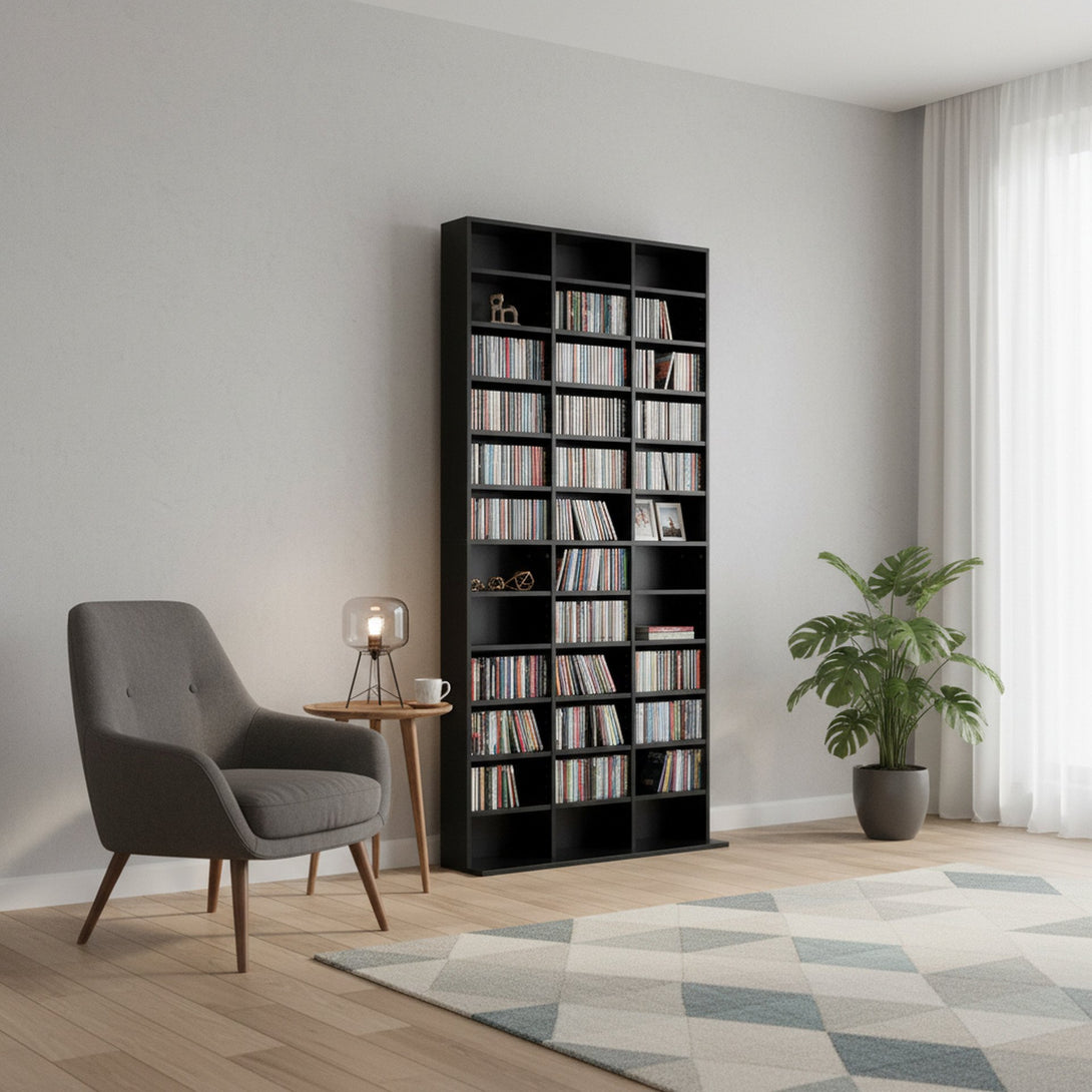 CHAMO CD Storage Shelf - Black