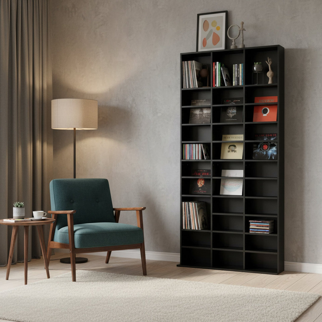 CHAMO CD Storage Shelf - Black