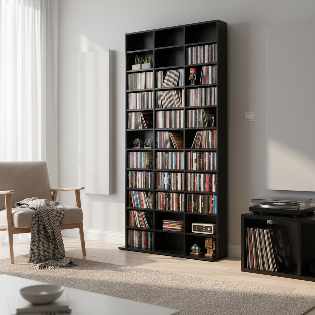 CHAMO CD Storage Shelf - Black