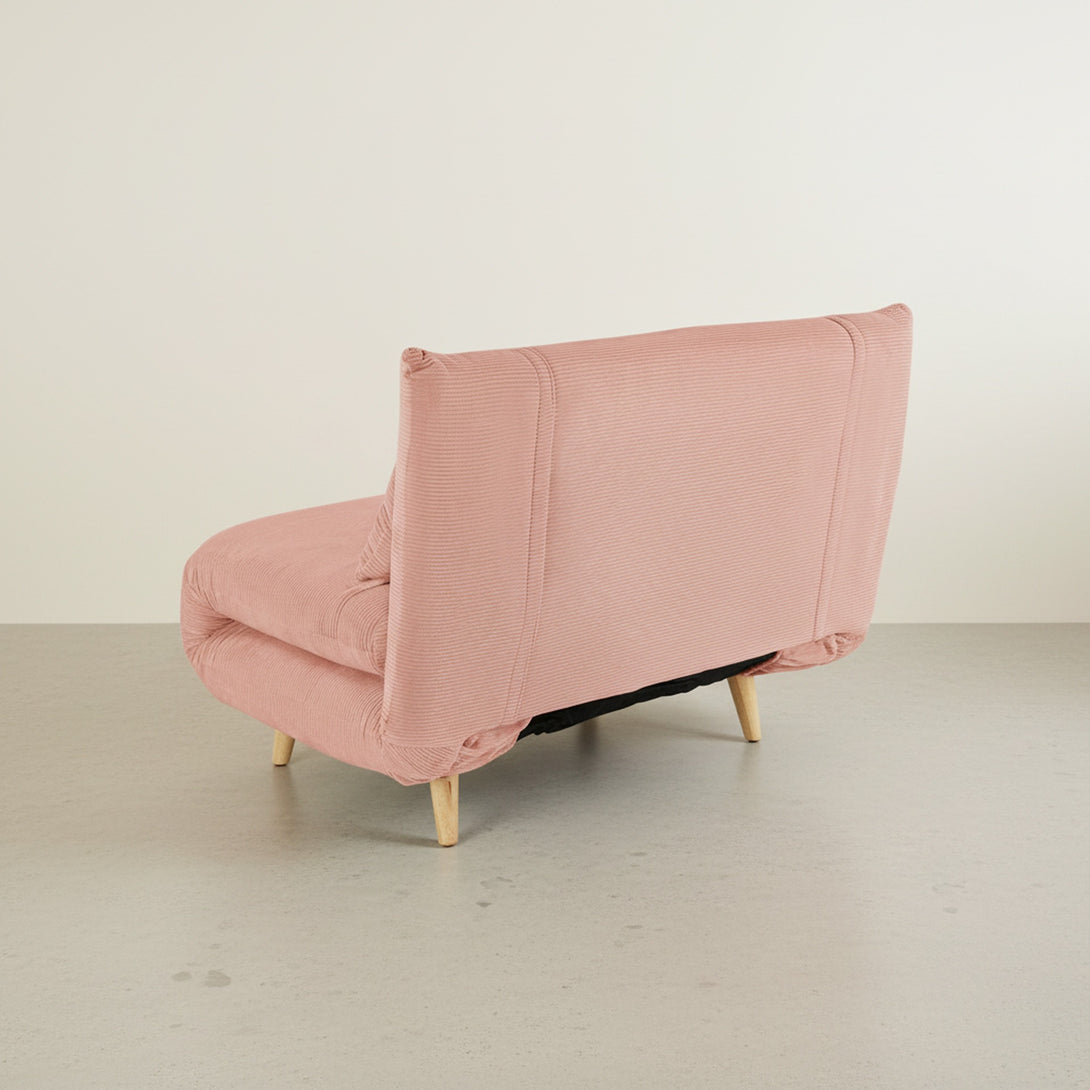 Hastings 1 Seat Fold-Out Sofa Bed - Pink