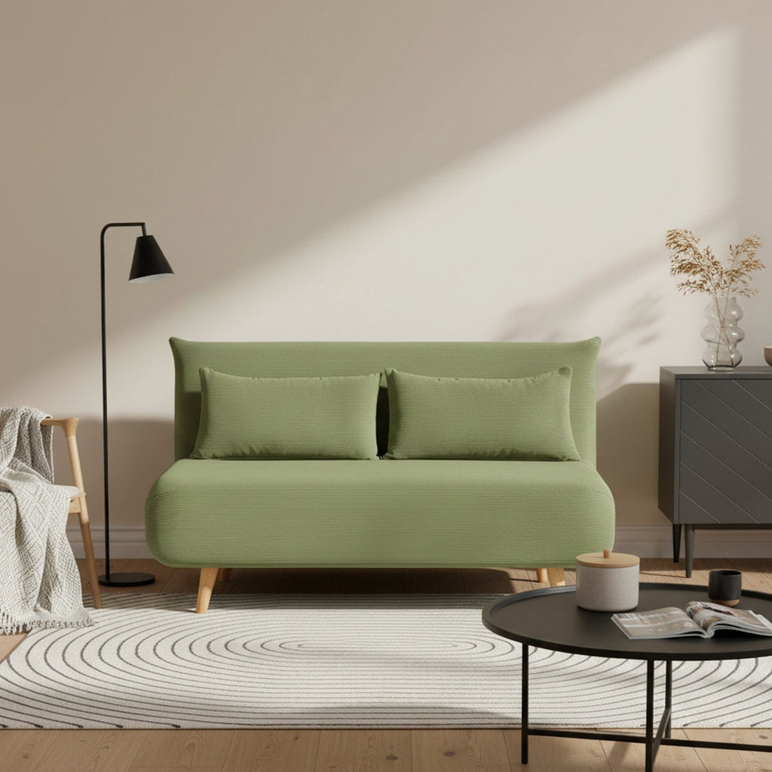 Hastings 2 Seat Fold-Out Sofa Bed - Olive