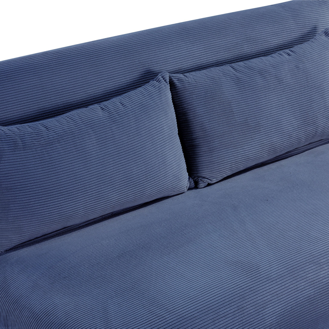 Hastings 2 Seater Fold-Out Sofa Bed - Navy Blue