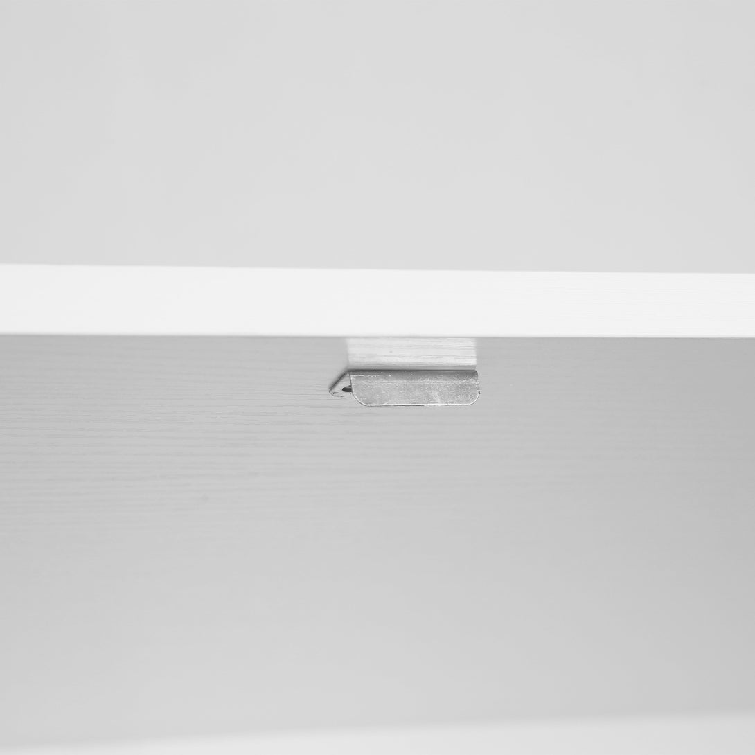 Nesto 2 Door Shoe Cabinet Storage Rack - White