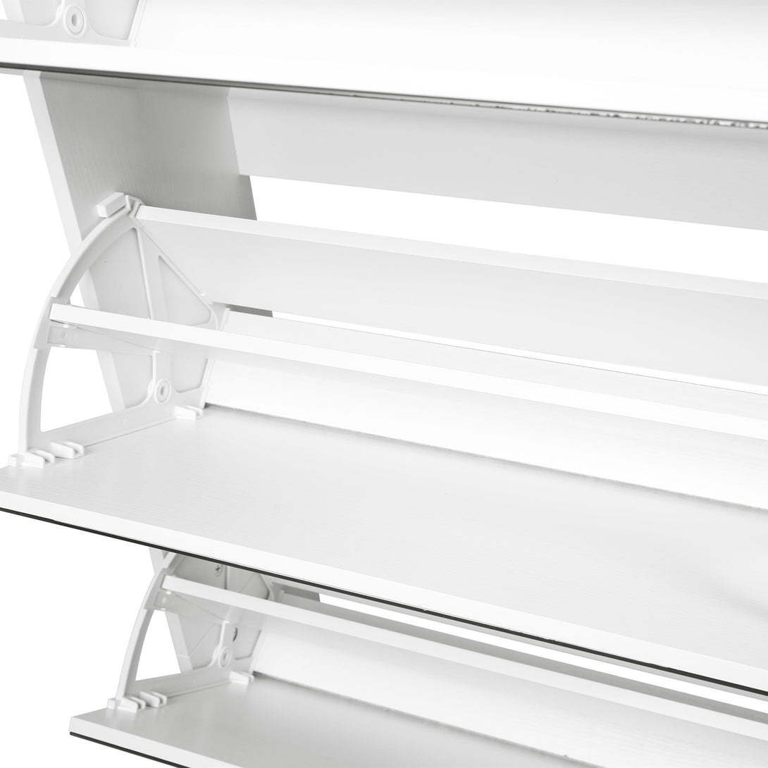 Melo 5 Drawer Shoe Cabinet Storage Rack - White