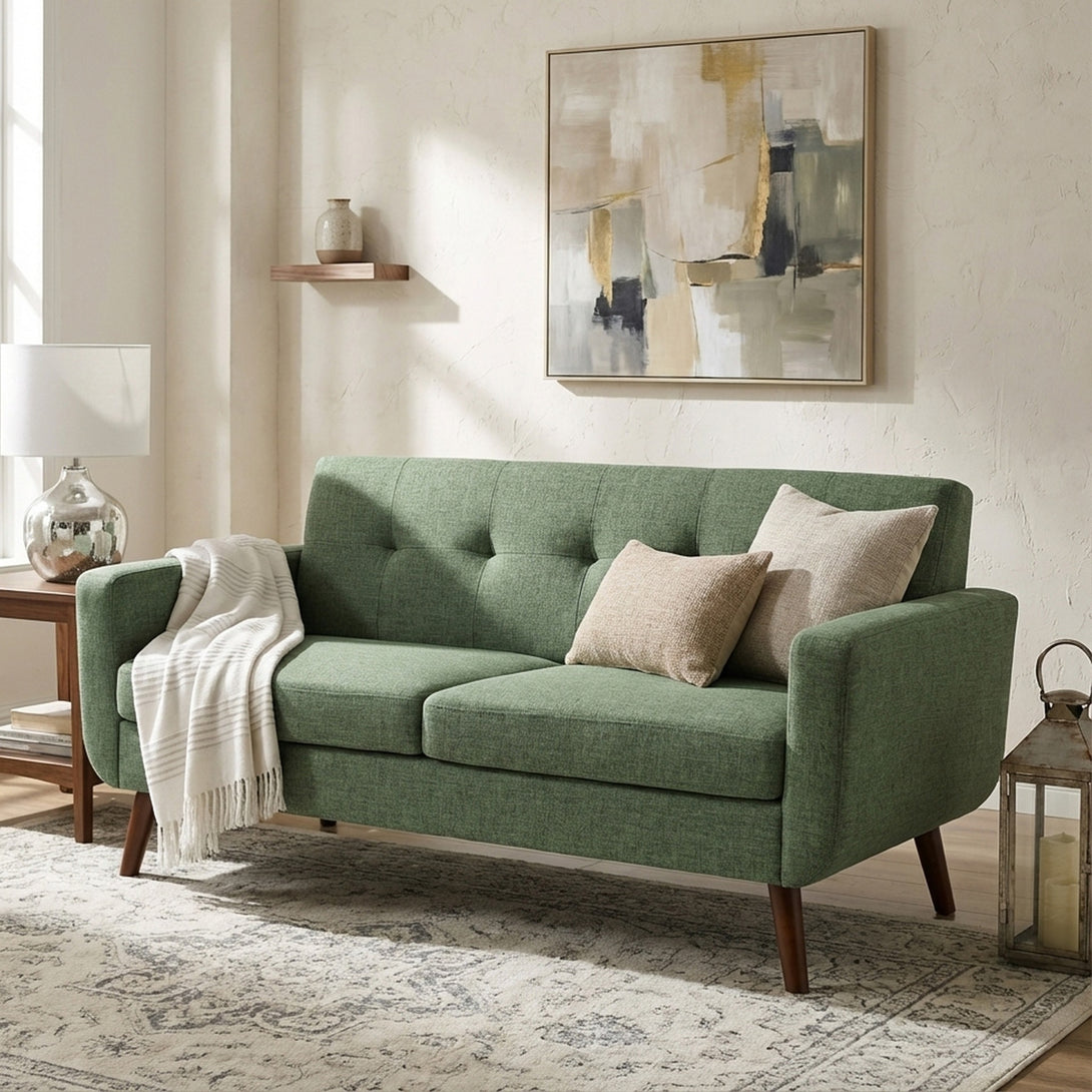 Vibe 2 Seater Sofa - Green