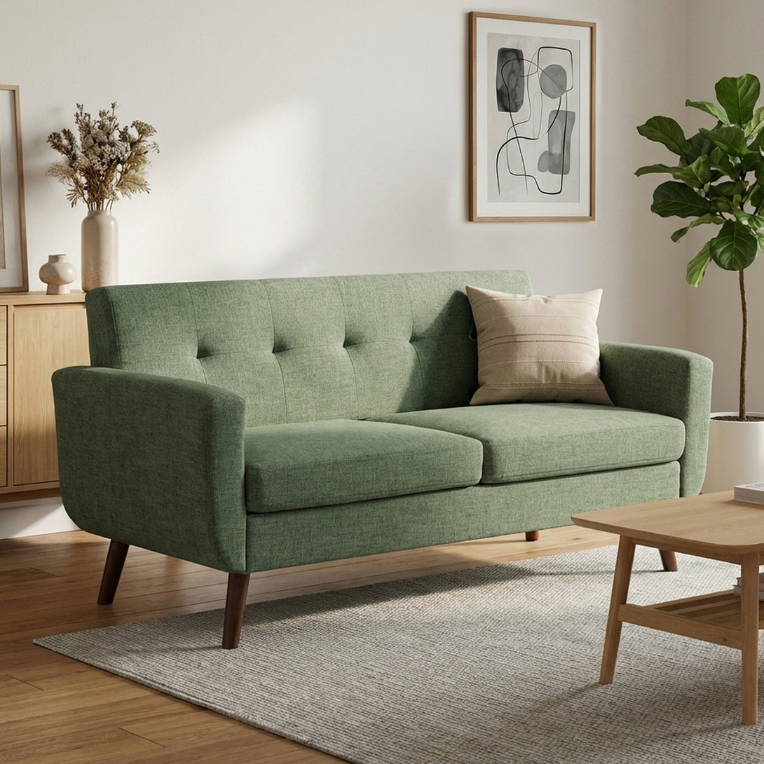 Vibe 2 Seater Sofa - Green