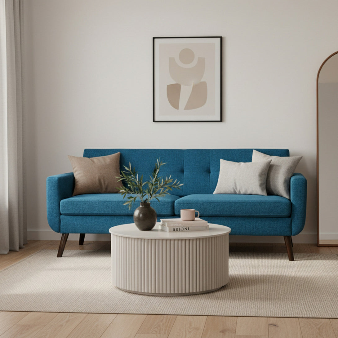 Vibe 3 Seater Sofa - Blue