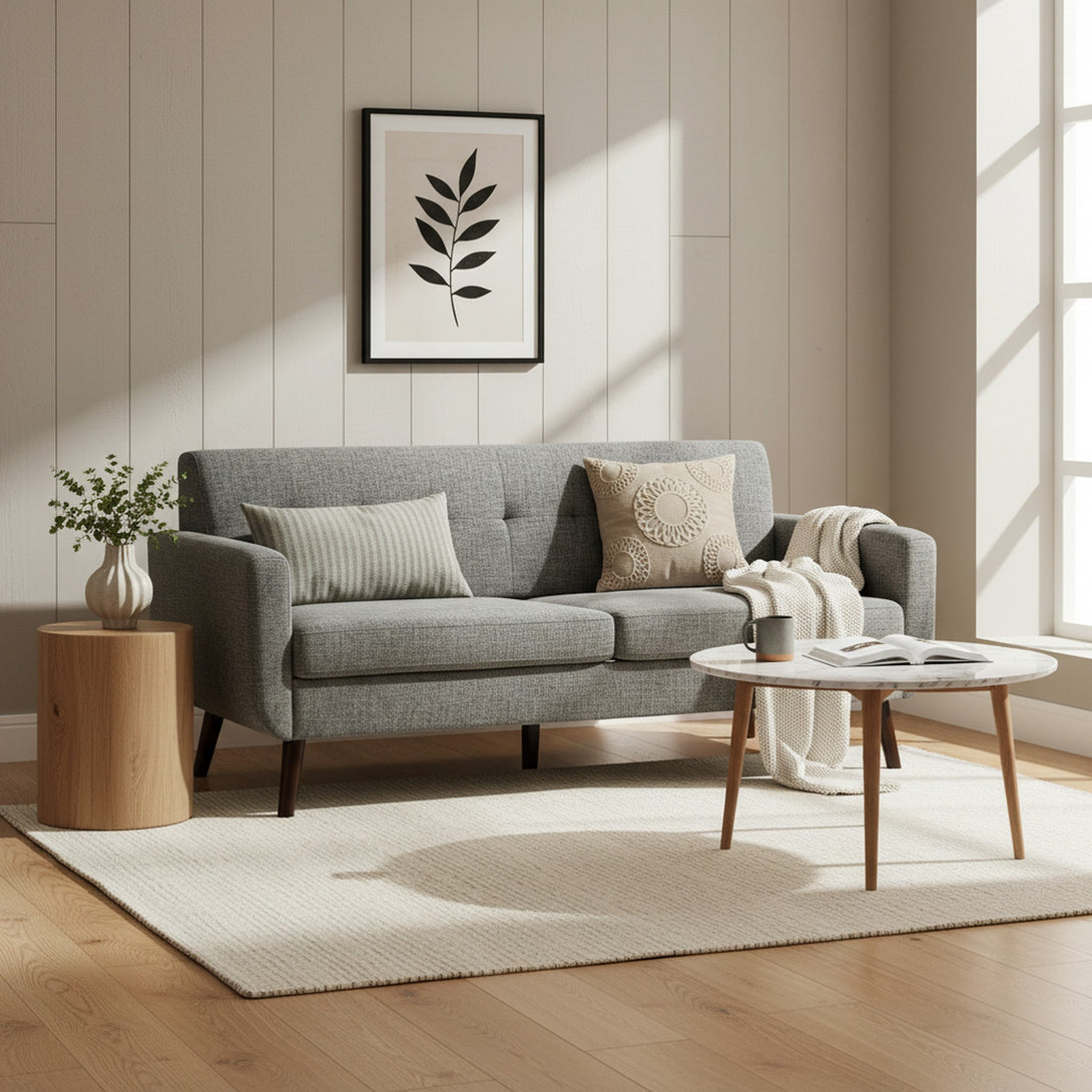 Vibe 3 Seater Sofa - Grey
