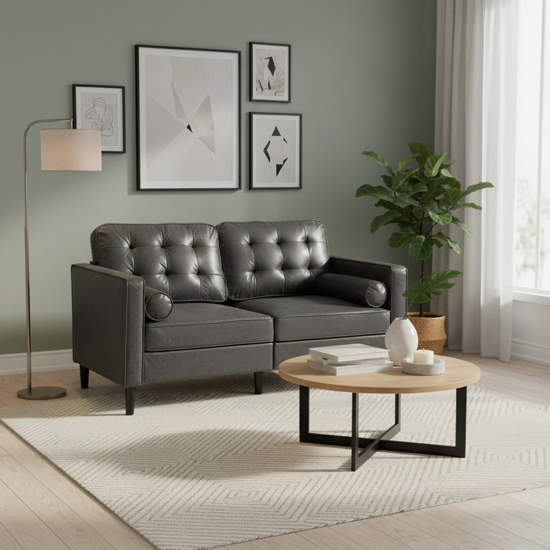 Apex 2 Seater Sofa - Dark Grey