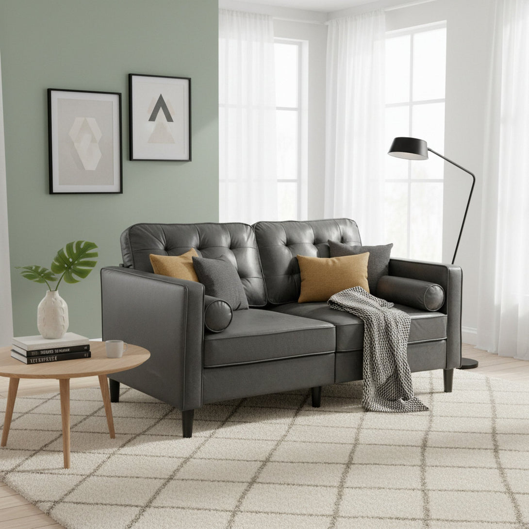 Apex 2 Seater Sofa - Dark Grey