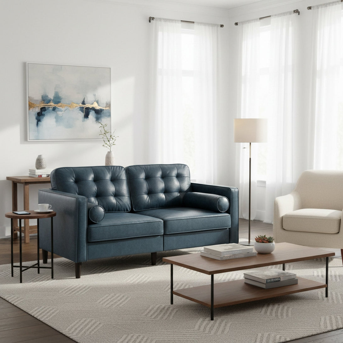 Apex 2 Seater Sofa - Blue