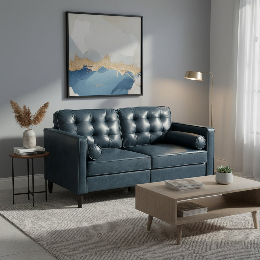 Apex 2 Seater Sofa - Blue