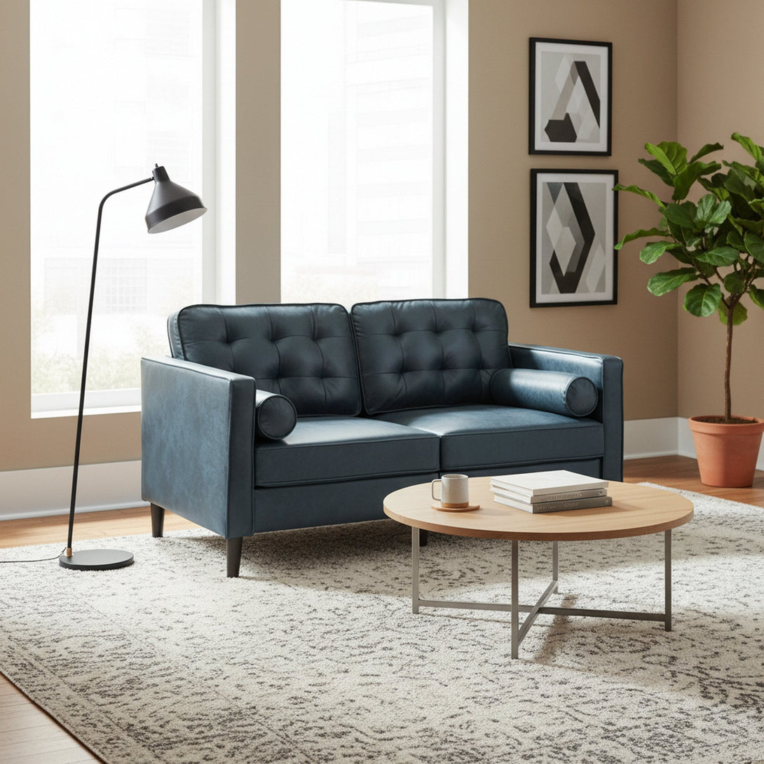 Apex 2 Seater Sofa - Blue