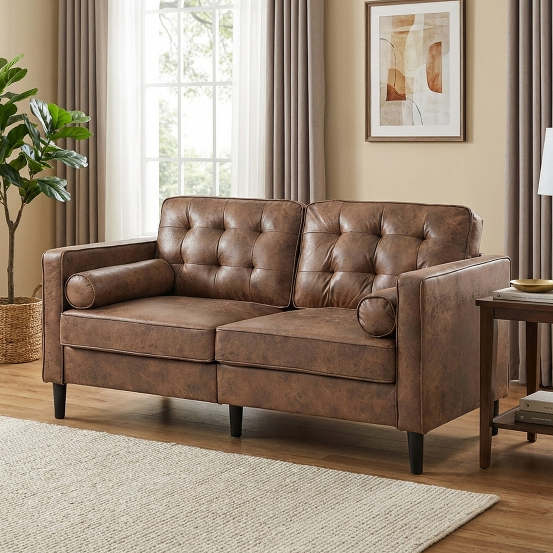 Apex 2 Seater Sofa - Brown
