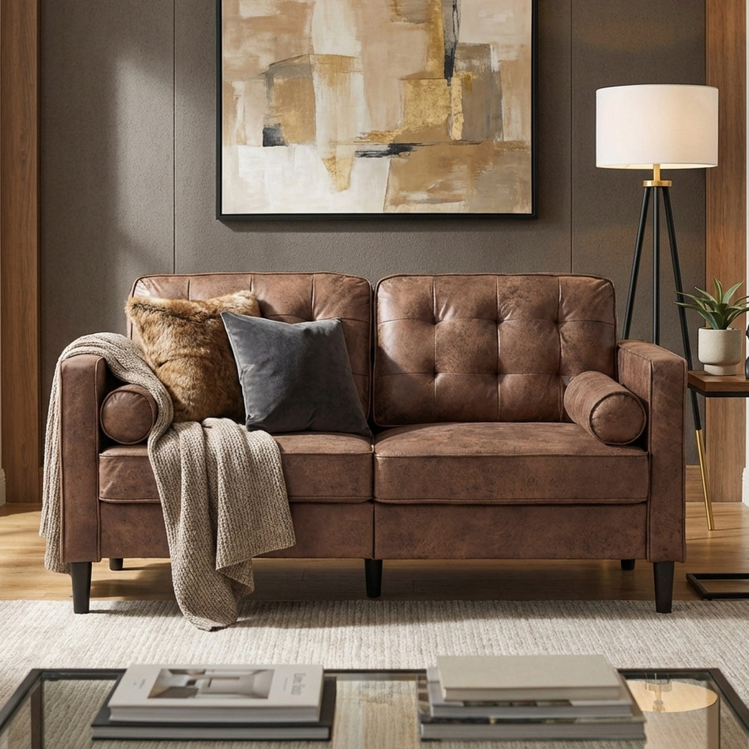 Apex 2 Seater Sofa - Brown