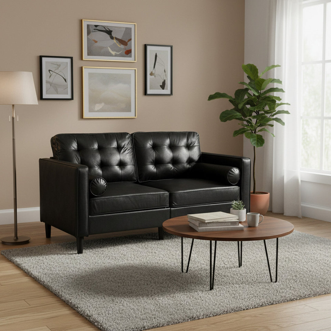 Apex 2 Seater Sofa - Black